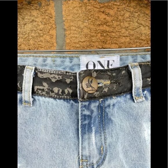 One Teaspoon Trashed Freebirds Jeans 24 - Picture 2 of 11